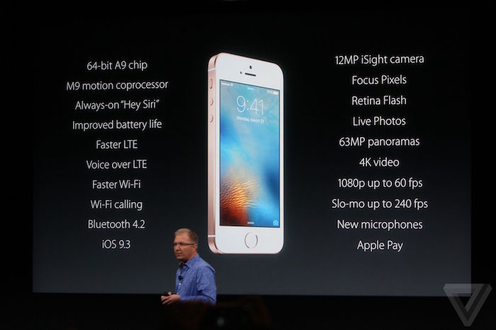 Apple presenta el iPhone SE