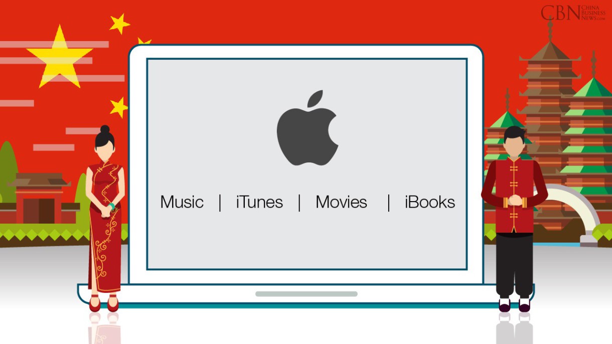 El Gobierno chino fuerza a Apple a cerrar las tiendas de iTunes Movies y de iBooks