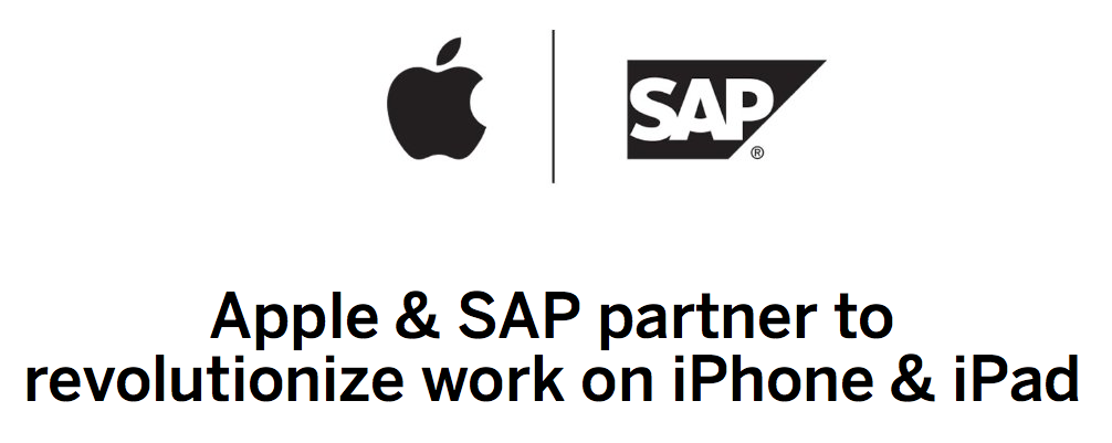 Apple y SAP se unen para revolucionar el trabajo con iPhone e iPad en el mundo empresarial