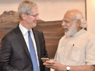 Tim Cook se reune con el Primer Ministro indio Narenda Modi