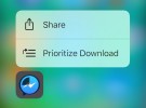 iOS 10 aprovecha 3D Touch para que puedas priorizar la descarga de aplicaciones