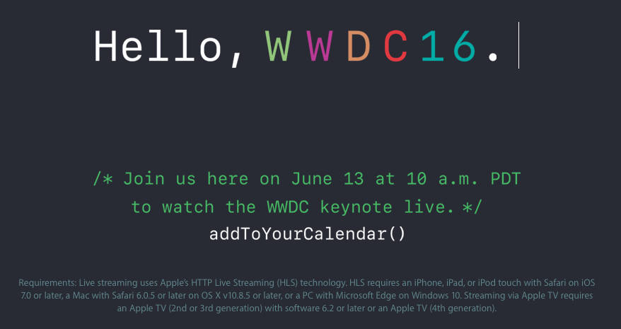 ¿Qué veremos hoy en la WWDC 2016?