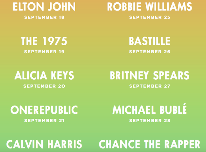 Ya sabemos cuáles serán todos los conciertos del Apple Music Festival 2016