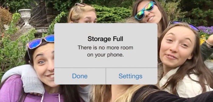 Google Photos ataca directamente la escasa capacidad de almacenamiento del iPhone de 16 GB