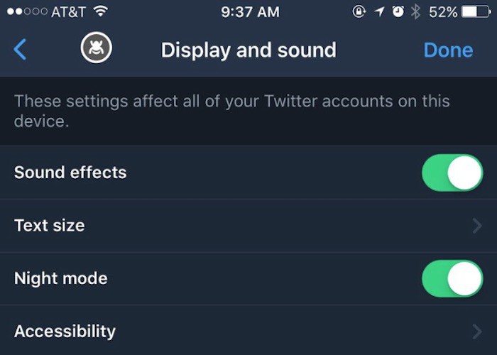 ¡Por fin! Twitter incluirá un tema oscuro en su aplicación para iOS próximamente