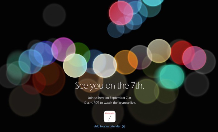 iPhone7event