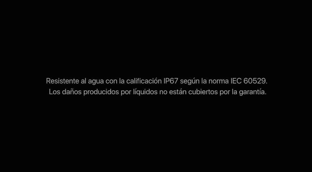 El iPhone 7 es resistente al agua, pero ¡ojo! la garantía no cubre daños por líquidos