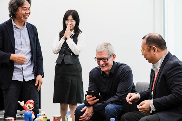 Tim Cook y Shigeru Minamoto se ven las caras en Japón