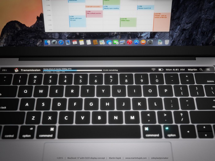 El panel OLED de los próximos MacBook Pro se llamará Magic Toolbar