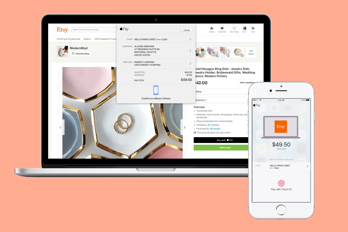 La tienda Etsy ya acepta pagos a través de Apple Pay