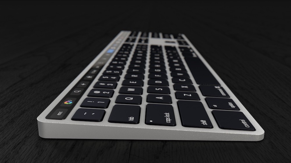 Hay quienes ya sueñan con un Magic Keyboard con Touch Bar integrada y así podría ser