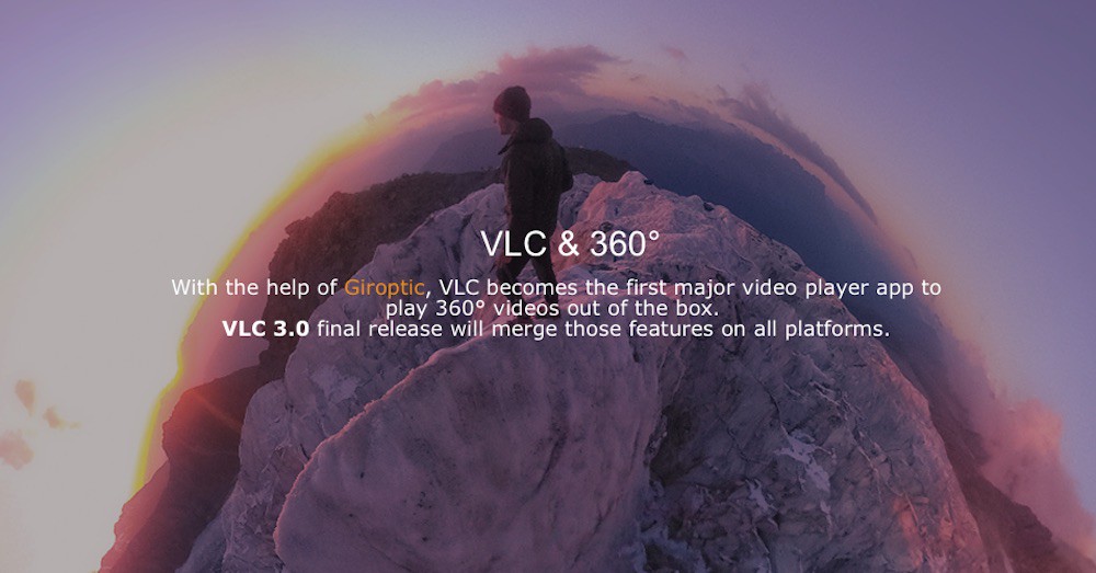 Disfruta de vídeos 360 en tu Mac con VLC Player 3.0 (pronto en iOS y ojalá que también en Apple TV)