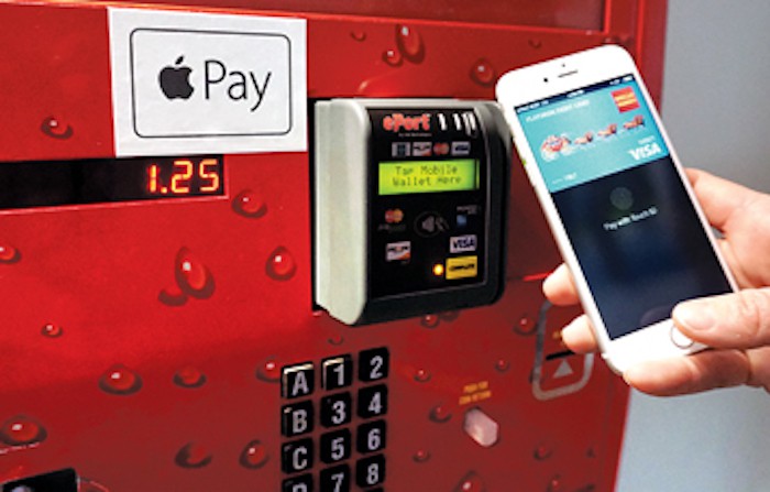 Las maquinas de vending que promocionan el pago con Apple Pay incrementan sus ventas un 36 por ciento