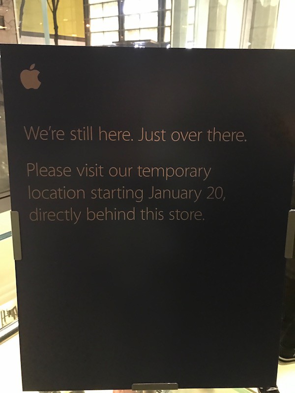 La mítica Apple Store de la Quinta Avenida se traslada temporalmente por reformas