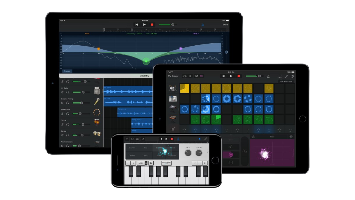 GarageBand se actualiza en su versión para iOS