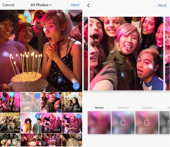 Instagram ahora te permite publicar hasta 10 fotos y vídeos en carrusel en una sola publicación