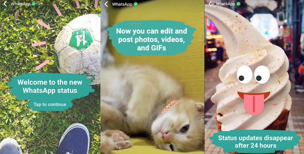 WhatsApp ya permite también desde hoy compartir Stories como en Snapchat