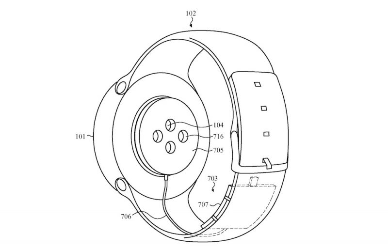 Apple patenta una forma de cargar el Apple Watch… mientras lo llevamos puesto