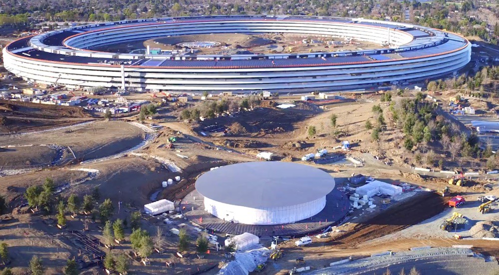 Espectaculares imágenes de Apple Park a vista de drone. No te pierdas el vídeo