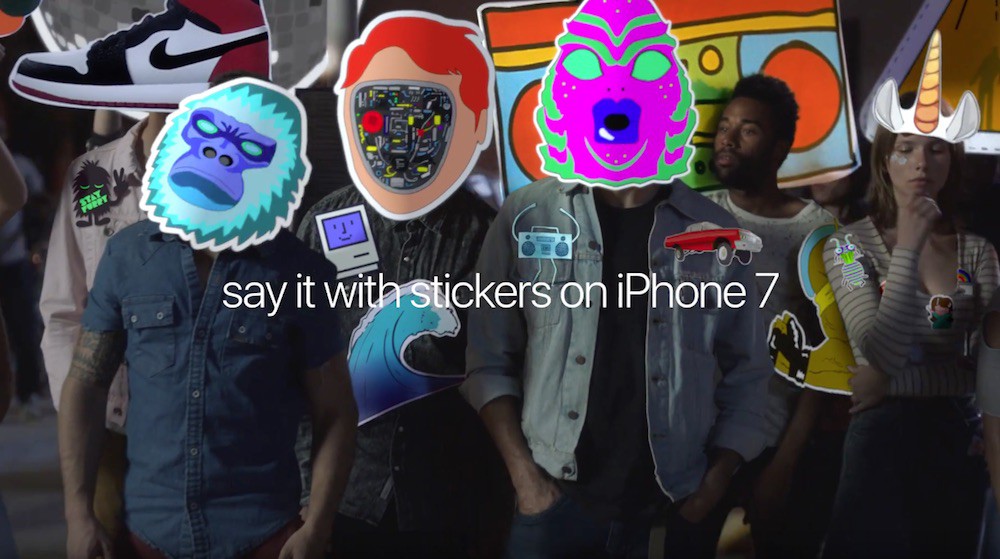 El nuevo spot de Apple para televisión está lleno de stickers