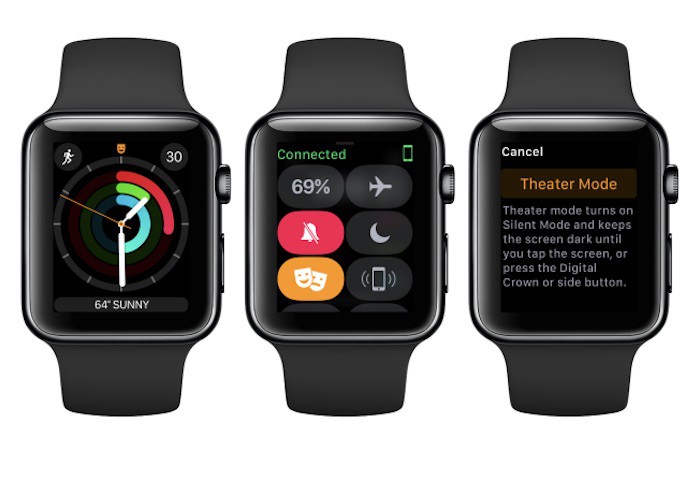 watchOS 3.2 ya disponible para el Apple Watch con el nuevo Modo Cine