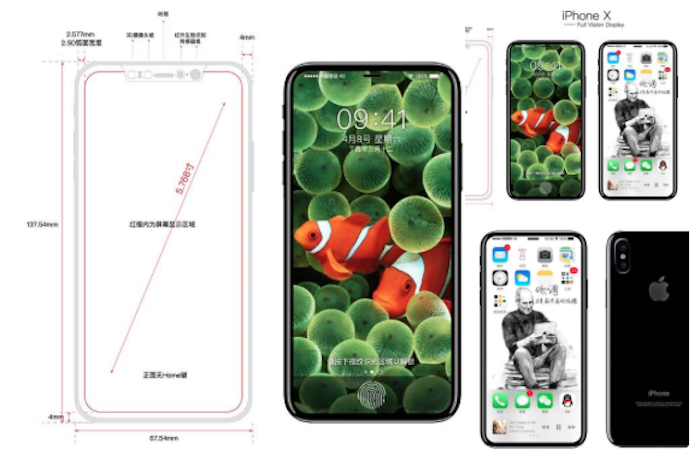 Nuevas supuestas imágenes del iPhone 8 insisten en una pantalla sin marcos y cámara vertical