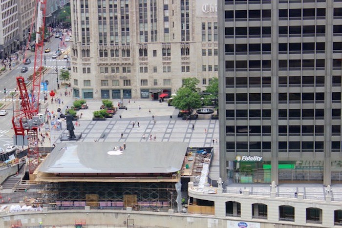 Chicago estrena una Apple Store con una azotea que se parece a un MacBook