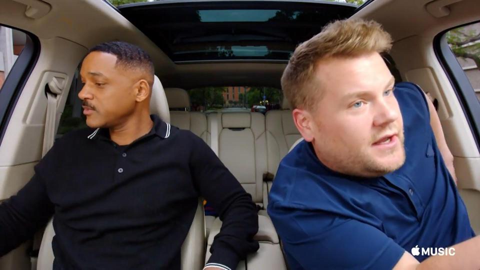 Will Smith y James Corden serán los primeros protagonistas del Carpool Karaoke de Apple