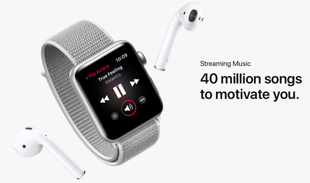 La beta de watchOS 4.1 habilita el streaming en Apple Music y añade una nueva aplicación de radio