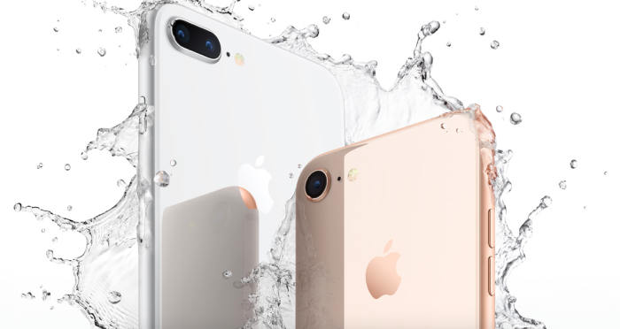 iPhone 8 splash