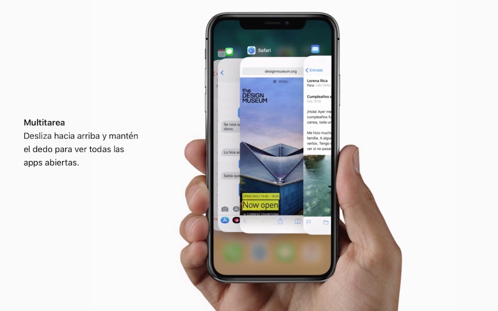 Así de fácil es cambiar de una a otra aplicación en el iPhone X (Vídeo)