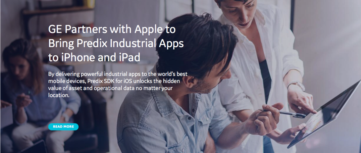 Las apps industriales de Predix llegan al iPhone y al iPad