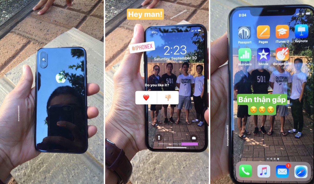 Aparecen los primeros vídeos y fotografías del iPhone X en manos de algunos afortunados