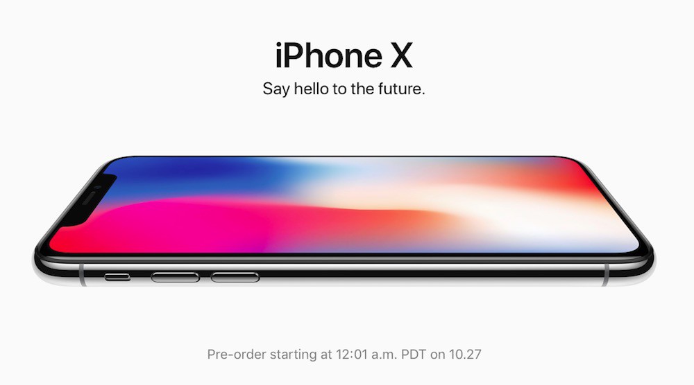 ¡Cuidado que viene! El iPhone X acapara la web de Apple