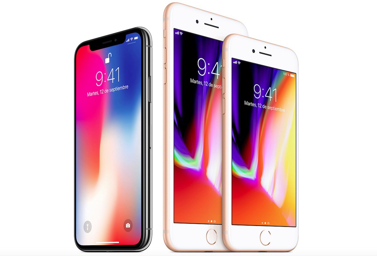 La demanda del iPhone 8 cae ante el empuje del iPhone 8 Plus y del iPhone X