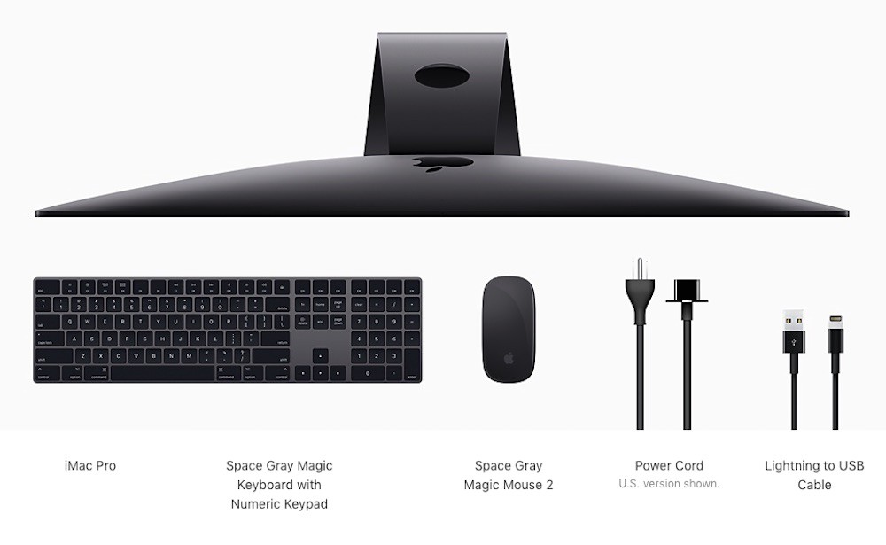 El teclado, ratón y trackpad del iMac Pro ya se vende en Ebay por 2500 dólares
