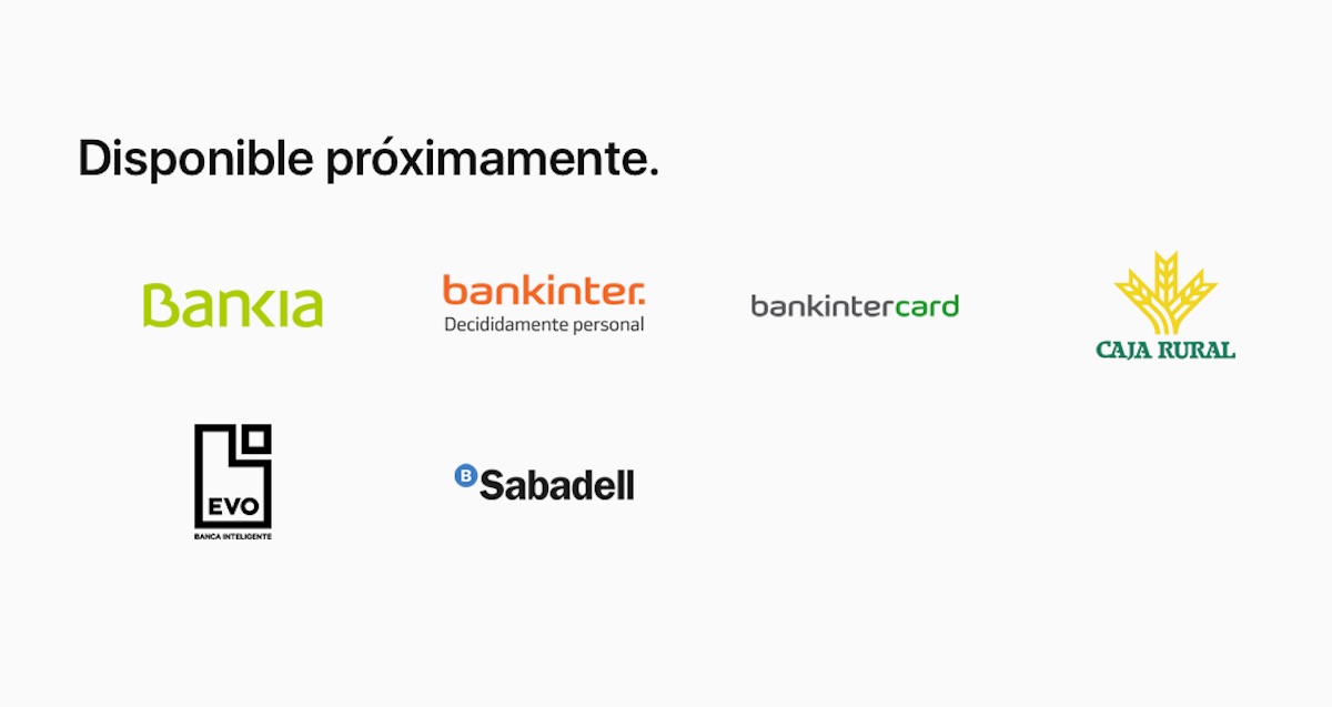 La lista de bancos que darán soporte a Apple Pay en España se amplia: Bankia y Sabadell entre otros