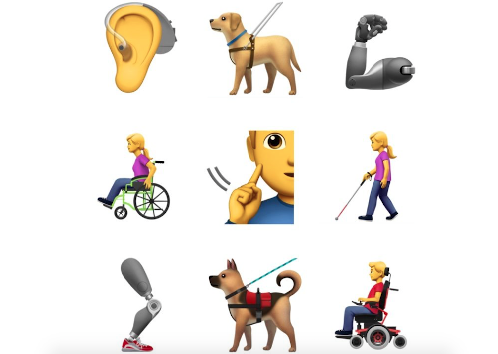 Apple propone nuevos emojis que promueven la accesibilidad