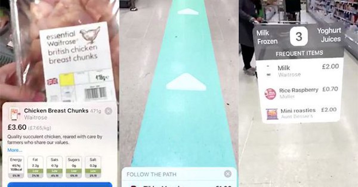 ARKit: la aplicación de Realidad Aumentada para el iPhone más impresionante que hemos visto sirve para hacer la compra en el supermercado