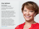 Lisa Jackson, responsable del Departamento de medio ambiente de Apple, galardonada con el Environmental Award 2018