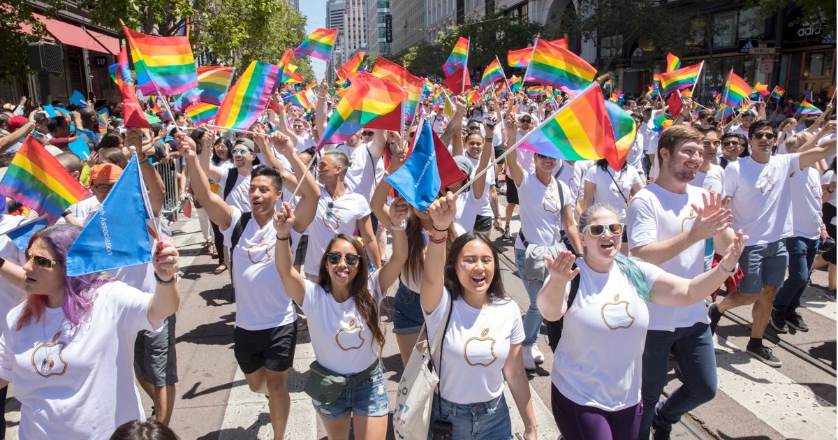 Apple presente de nuevo en el Desfile del Orgullo en San Francisco