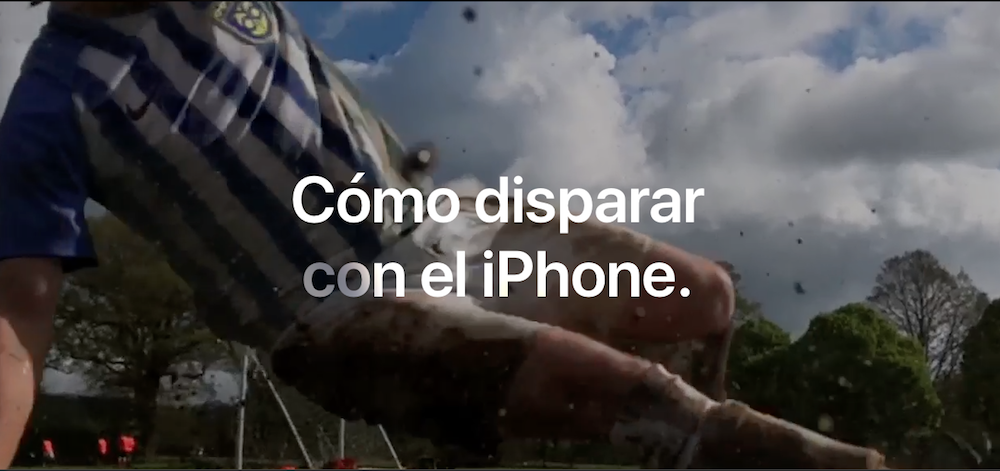 El fútbol protagoniza los últimos vídeos de Cómo disparar con el iPhone