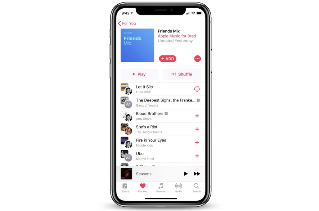 Descubre qué escuchan tus amigos en Apple Music con Friends Mix