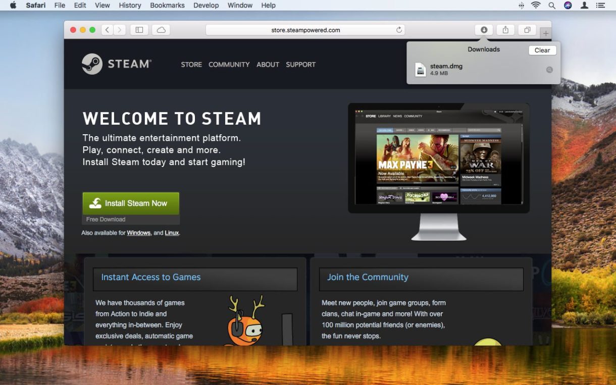 Steam ya no será compatible con Macs con Yosemite o versiones anteriores