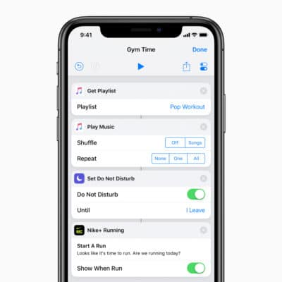 Diseñando nuestra rutina de ejercicios con Atajos de Siri