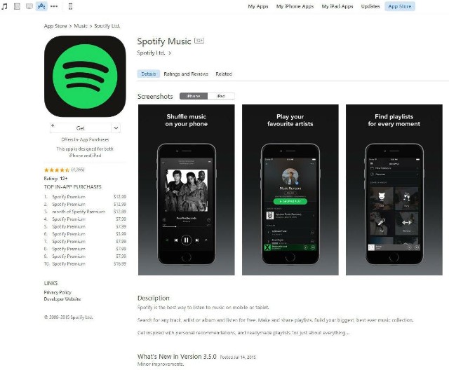 Spotify Apple2