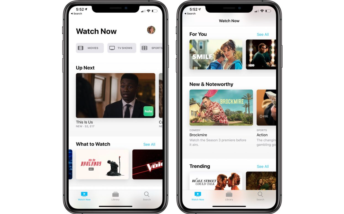 Así será la nueva app TV que veremos en iOS 12.3