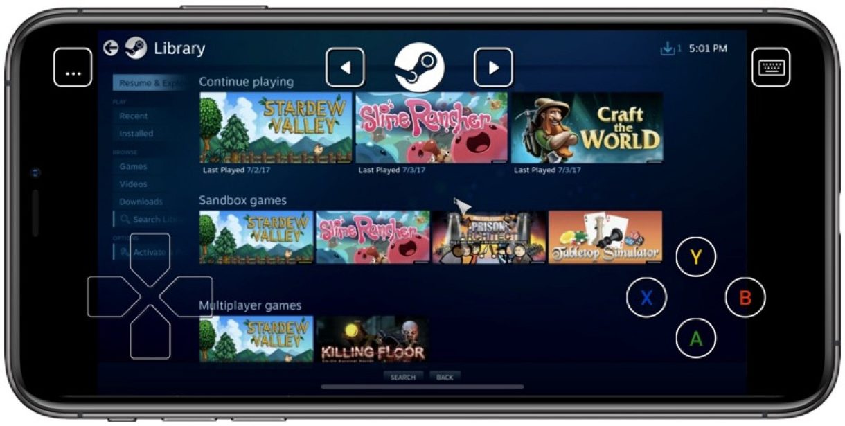 Cómo jugar a tus juegos de Steam en el iPhone o el iPad con Steam Link