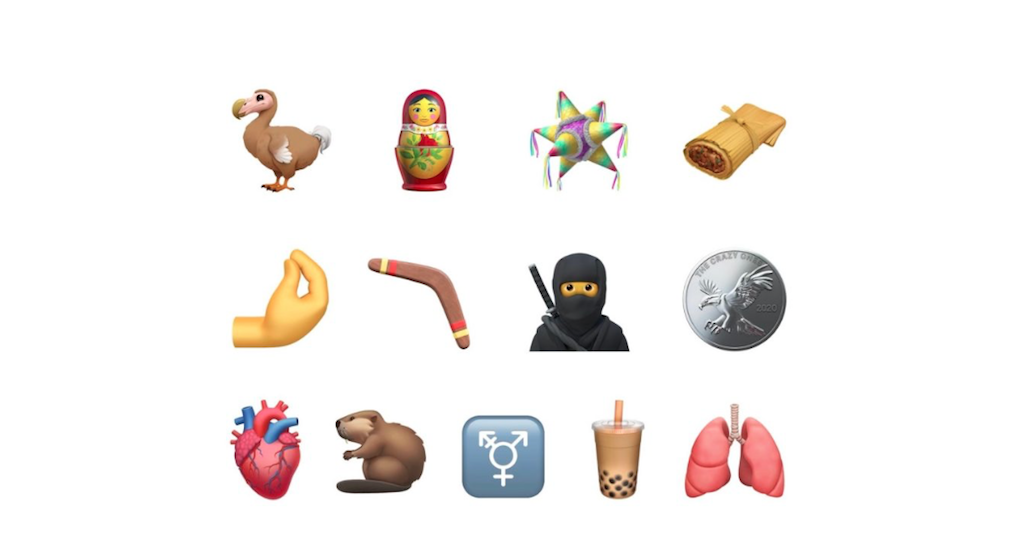Ninjas, dodos o té de burbujas, así son los emojis que están por llegar en 2020