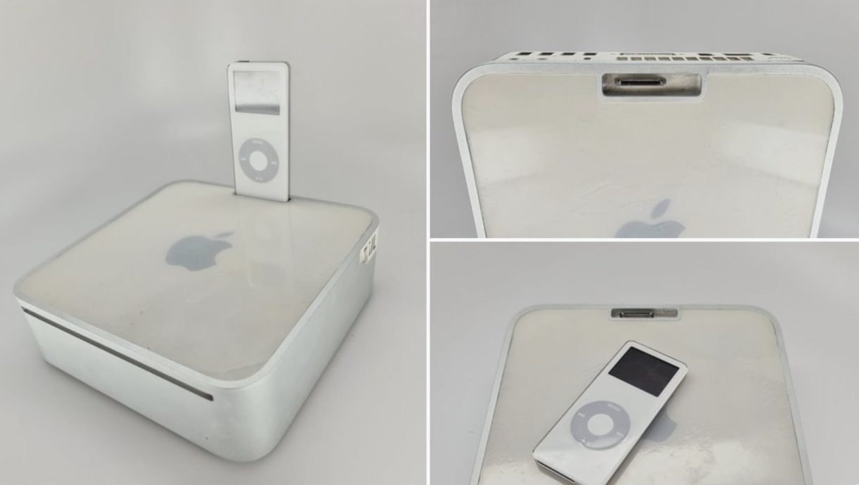 Un Mac mini con un dock para iPod ¿Una buena idea o un sinsentido?